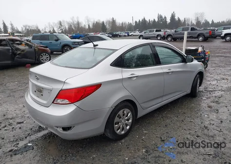 2015 Hyundai Accent Gls from USA, damaged, VIN KMHCT4AE9FU885852